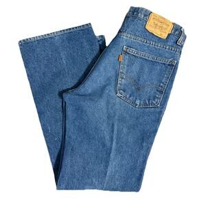 Vintage Levi’s 80s 517 Dark Wash Bootcut Flare Carolyn Bessette Size 32/29